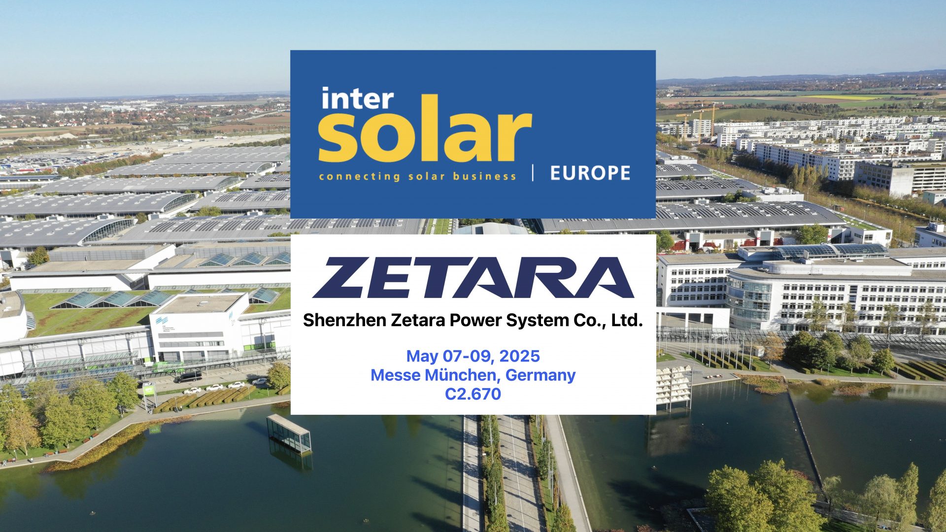 Zetara Power stellt auf der Intersolar Europe 2025 in München aus